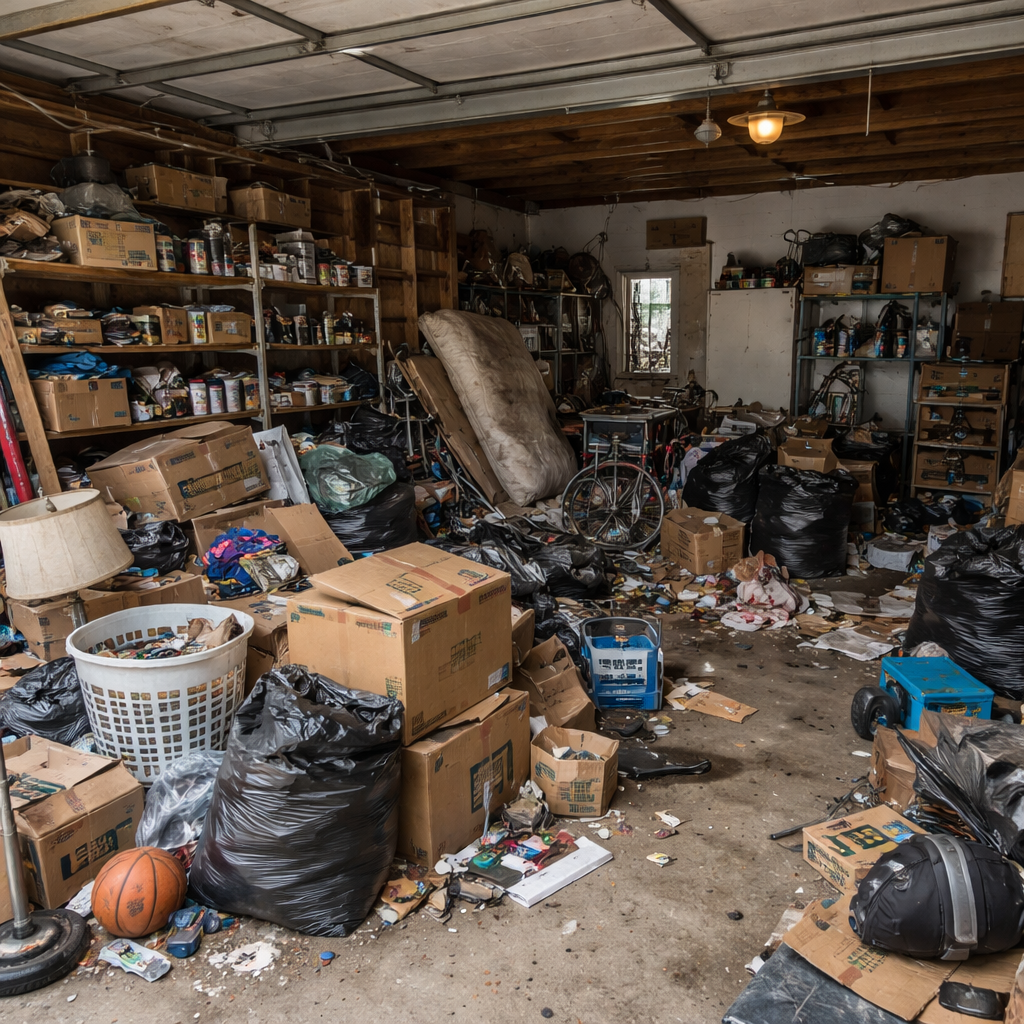 Garage clean out before